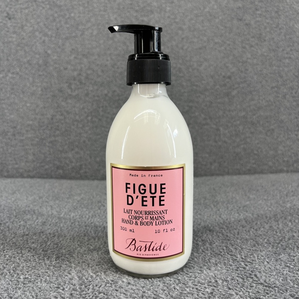 Bastide Figue D'Ete Hand & Body Lotion Glass Bottle 10 oz Made in France NEW‎